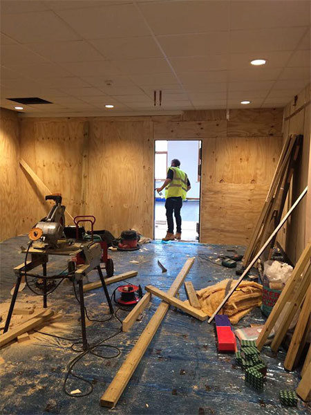 Plastering
