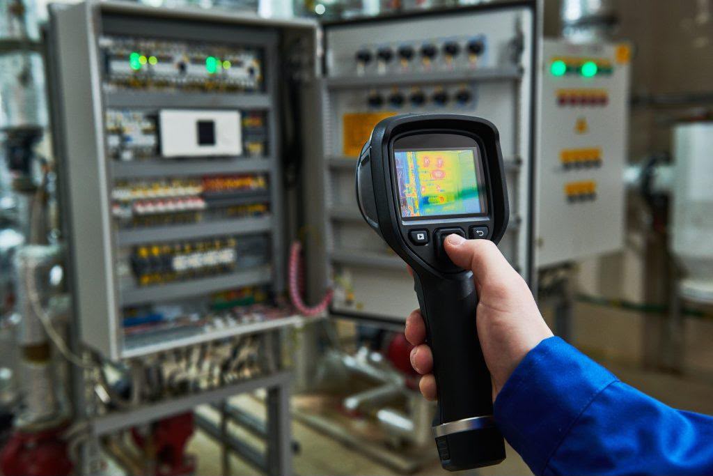 Thermal imaging survey in progress